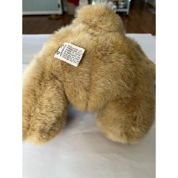 Vintage Applause Spring Tapestry "Lewis" Bunny Stuffed Plush 9" Tall - Picture 7 of 8